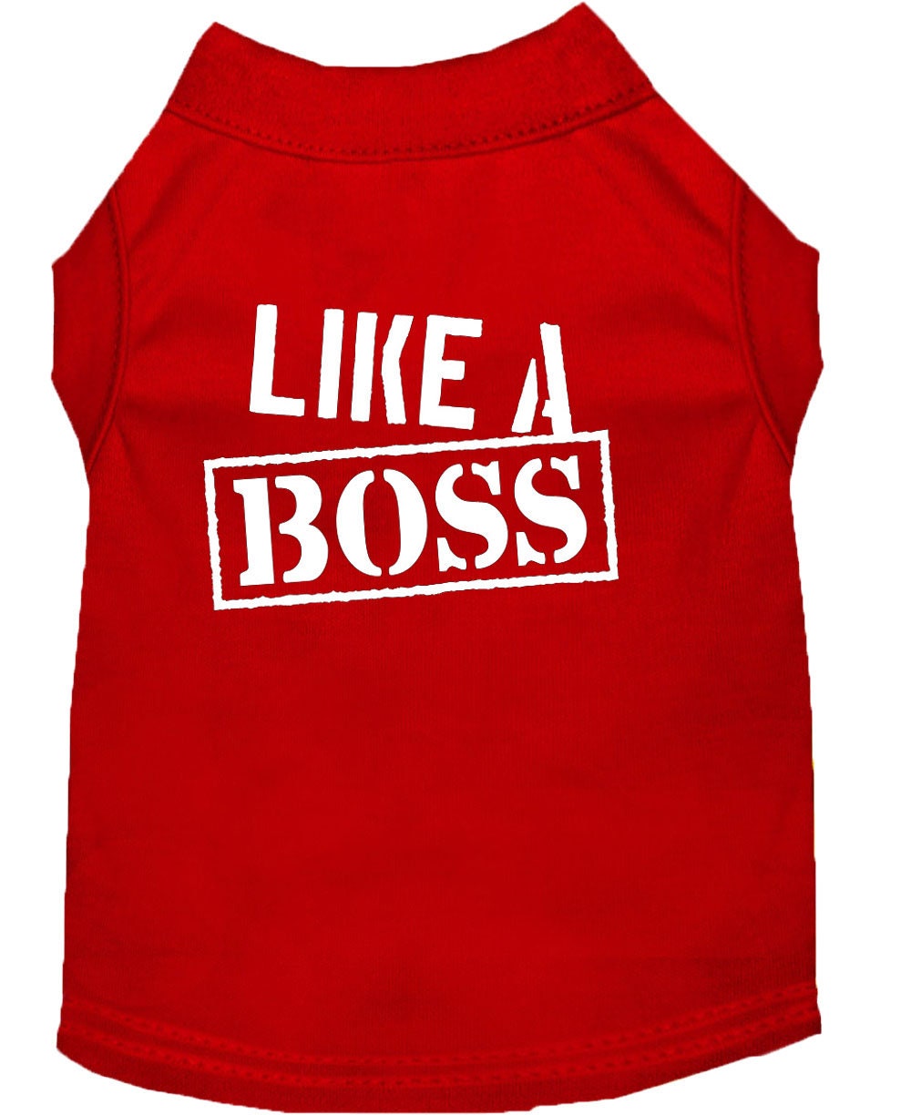 Pet Shirt "Like A Boss"