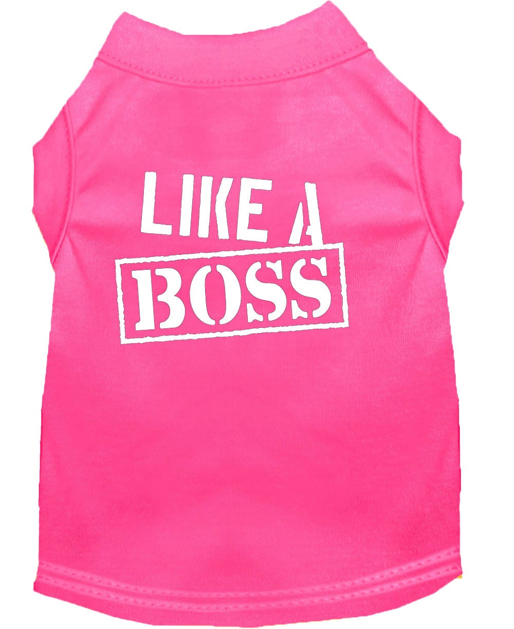 Pet Shirt "Like A Boss"