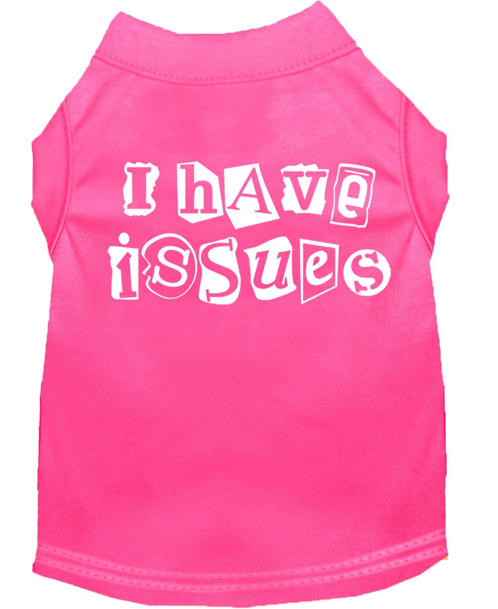Pet Shirt "I Have Issues"