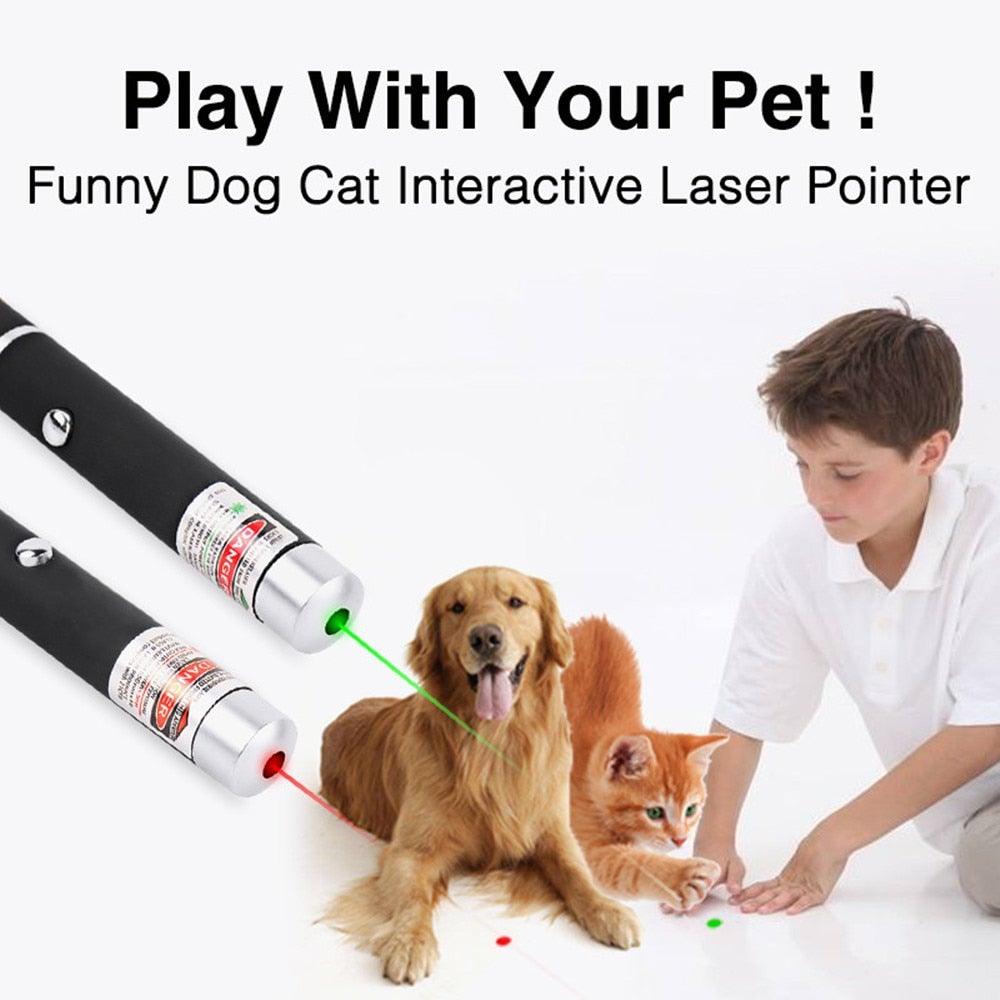 LED Laser Pet Cat Toy Red Dot Light
